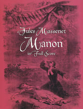 Manon Full Score cover